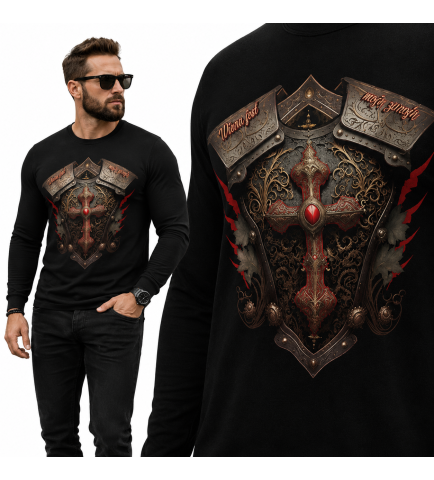 LONGSLEEVE Chrześcijański   Zbroja